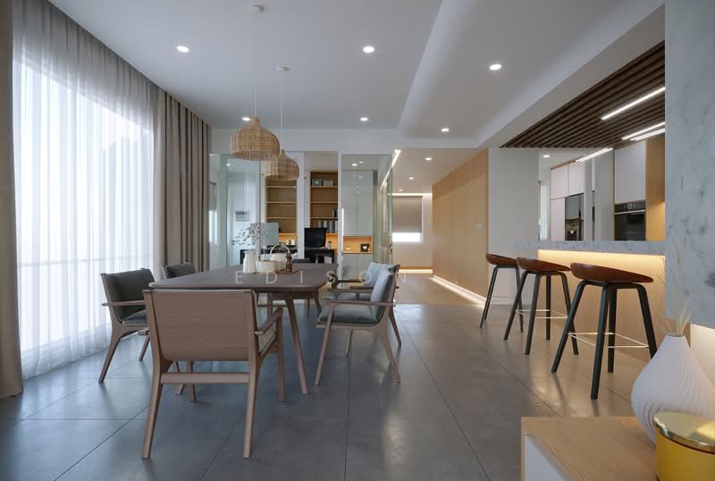 Kediaman Servis untuk Disewa di The Manor - Edison . - Dining Room - PropertyGuru.com.my