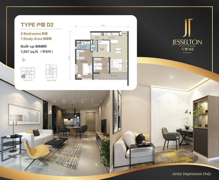 Untuk Dijual Jesselton Twin Towers