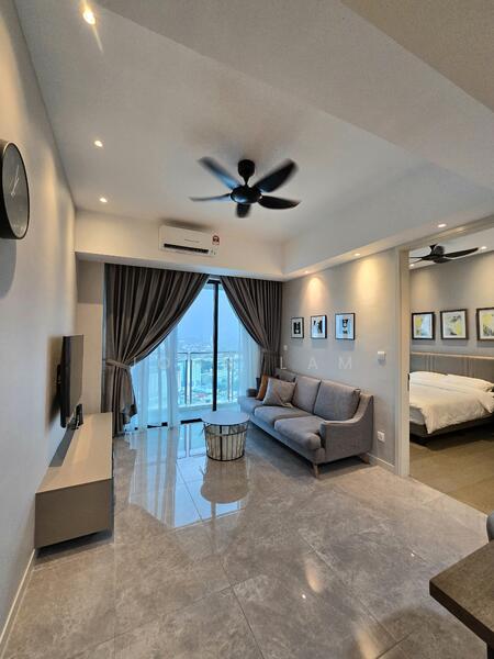 Kediaman Servis untuk Disewa di Ooak Serviced Apartments @ Kiara 163 - John Lam - Living Room - PropertyGuru.com.my