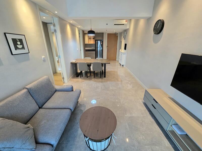 Kediaman Servis untuk Disewa di Ooak Serviced Apartments @ Kiara 163 - John Lam - Living Room - PropertyGuru.com.my