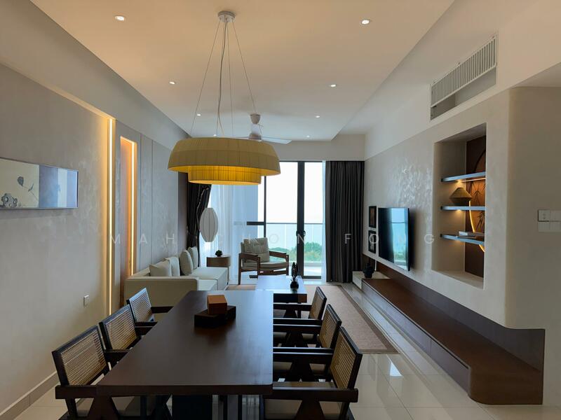 Kondominium untuk Dijual di The Marin at Ferringhi - Mah Chon Fong - Living Room - PropertyGuru.com.my
