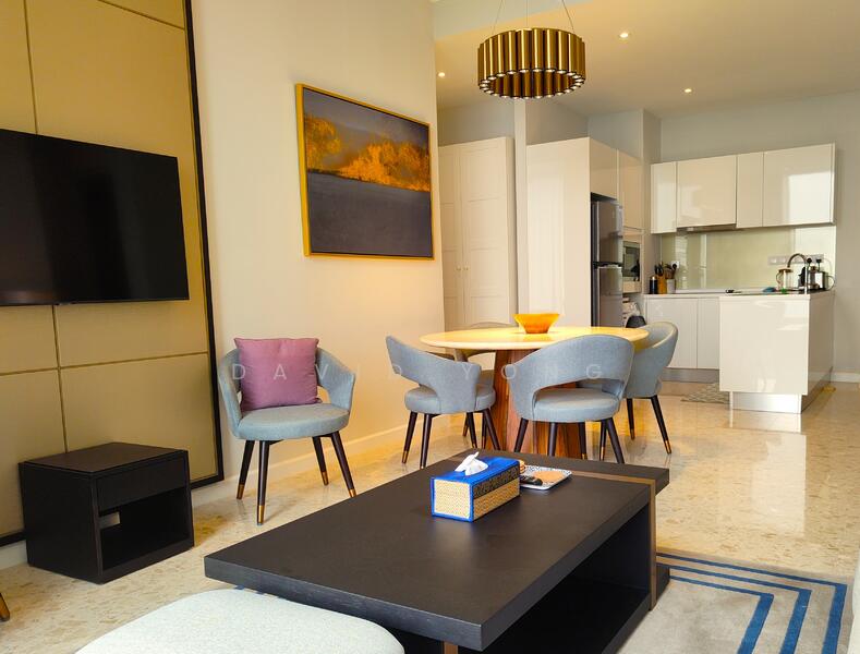 Open plan living and dining