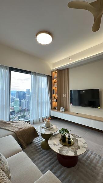 Service Residence for Rent at Core Residence @ TRX - Susan Yeoh - Living Room - PropertyGuru.com.my