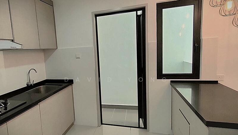 open plan kitchen