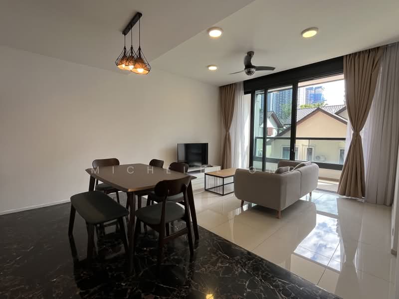 Servis Apartment untuk Dijual di Arcoris Residences - Michelle Ong - Living Room - PropertyGuru.com.my