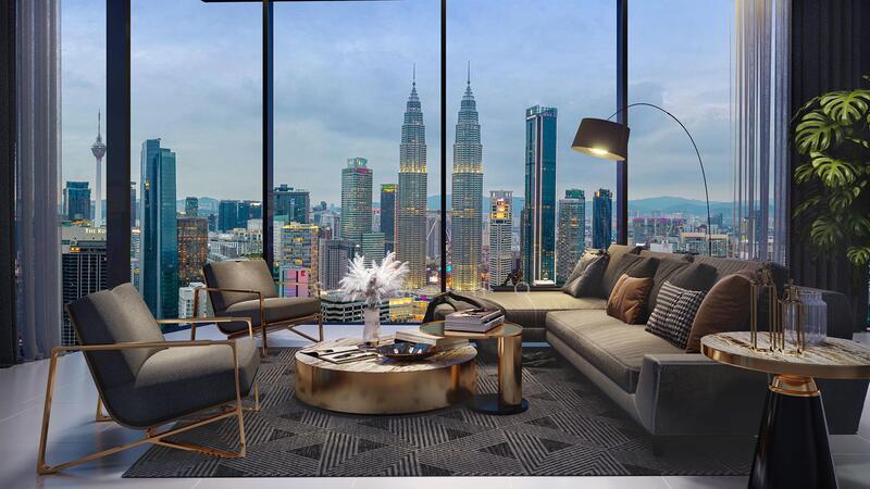 Service Residence for Sale at Eaton Residence - Sam Ho - Living Room - PropertyGuru.com.my