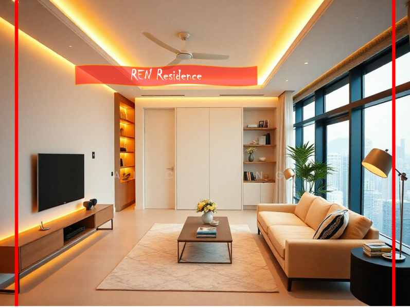 Ren Residences untuk Untuk Dijual - RM 464,000, Mac 2026 - Living Room - PropertyGuru.com.my