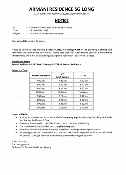 Condominium for Rent at Armani Residence Sg Long - Genson Soon - PropertyGuru.com.my