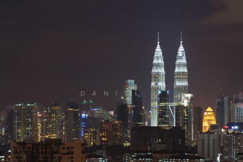 klcc night view