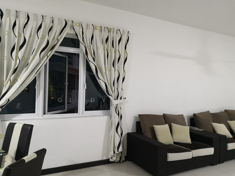 Condominium for Sale at Vertiq - Gladys Kock - Living Room - PropertyGuru.com.my