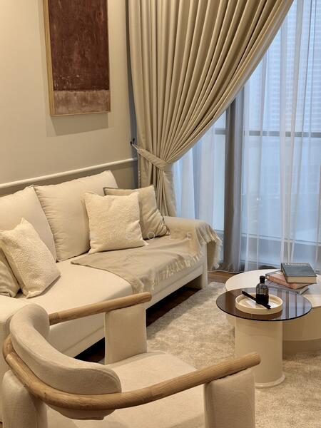 Service Residence for Rent at The Conlay - Nicole . - Living Room - PropertyGuru.com.my