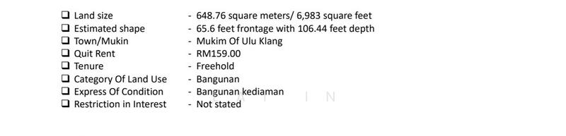 For Sale - Jalan Teberau 1, Ukay Heights