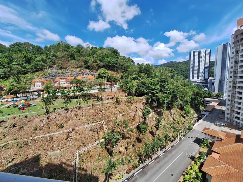 Exterior balcony view