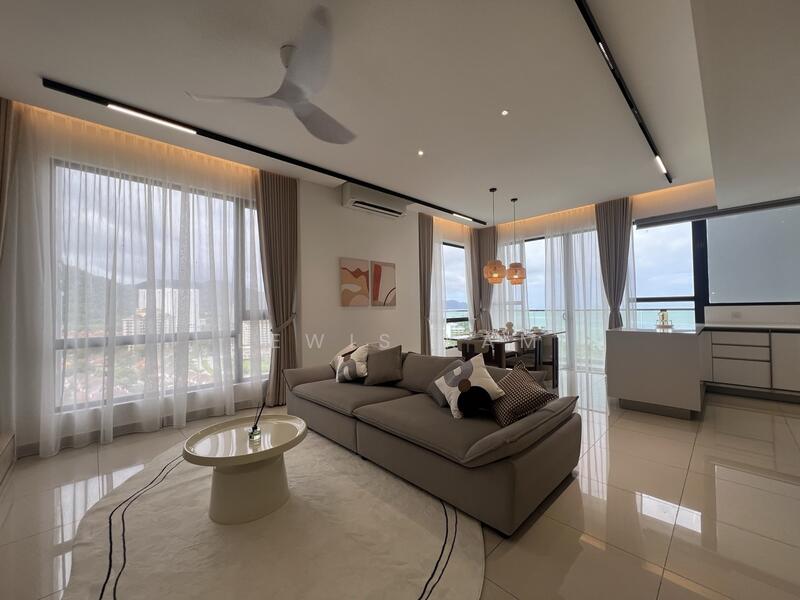 Condominium for Sale at The Marin at Ferringhi - Lewis Kam - Living Room - PropertyGuru.com.my