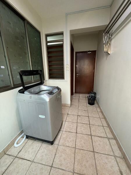 Backyard with Maid's room