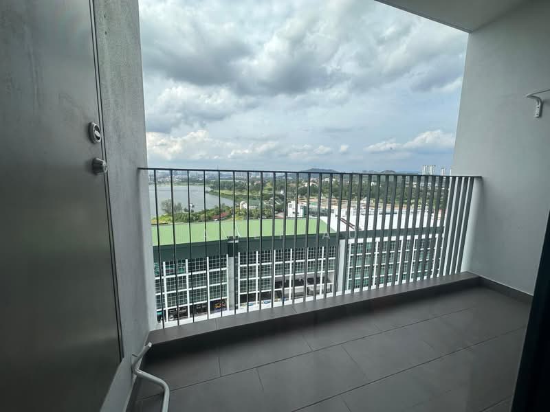 Kediaman Servis untuk Disewa di Astetica Residences - Janet Au - Balcony - PropertyGuru.com.my