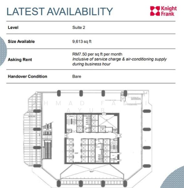 For Rent Menara Citibank