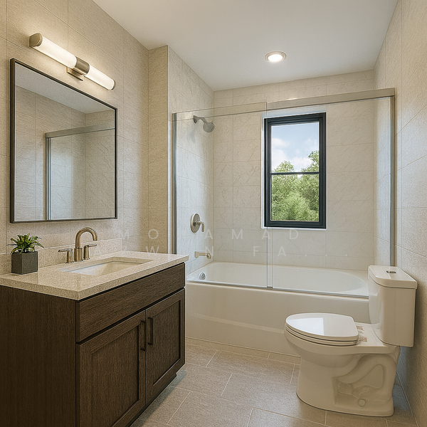 Bathroom 1-6 illustration