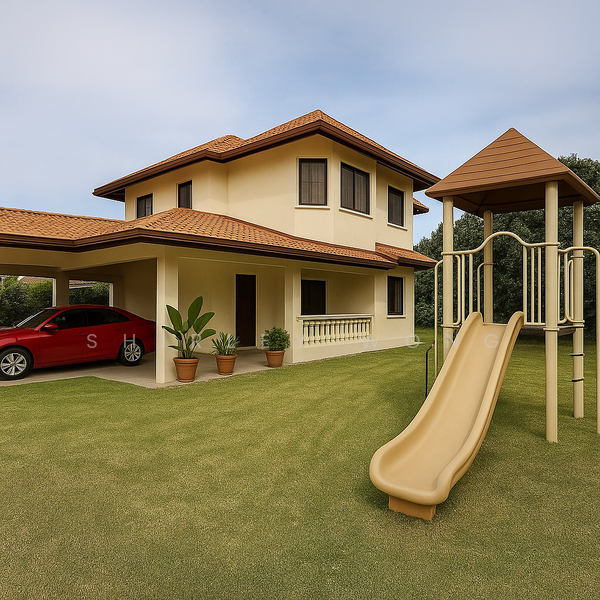 Corner House with Big Land* illustration