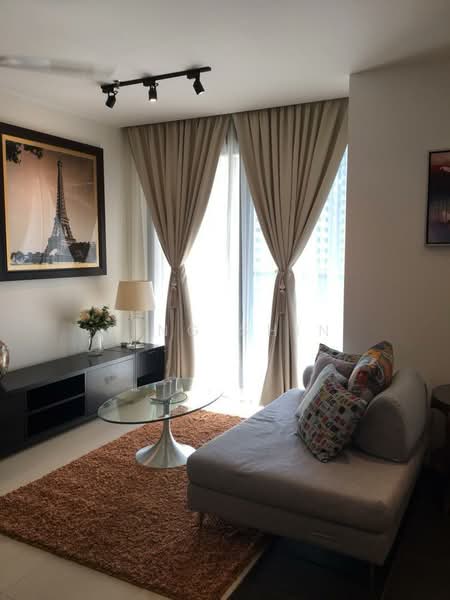 Service Residence for Sale at Arcoris Residences - Ping Shin - Living Room - PropertyGuru.com.my