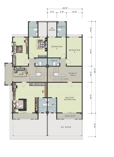 For Sale Bertam Heights Corner Lot Freehold 2 Storey
