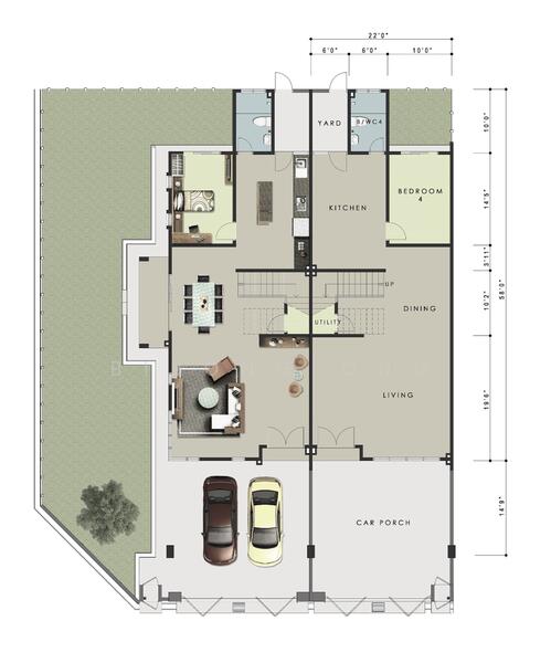 For Sale Bertam Heights Corner Lot Freehold 2 Storey