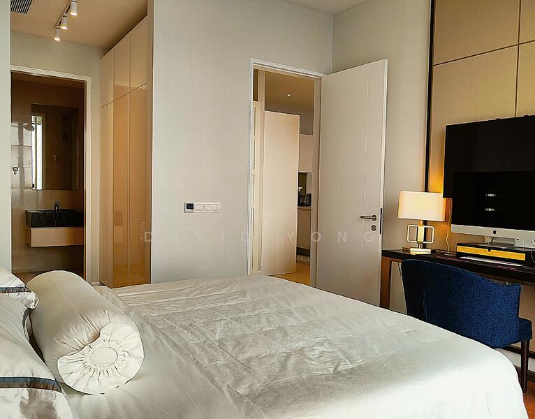 Elegant master bedroom with ensuite bath