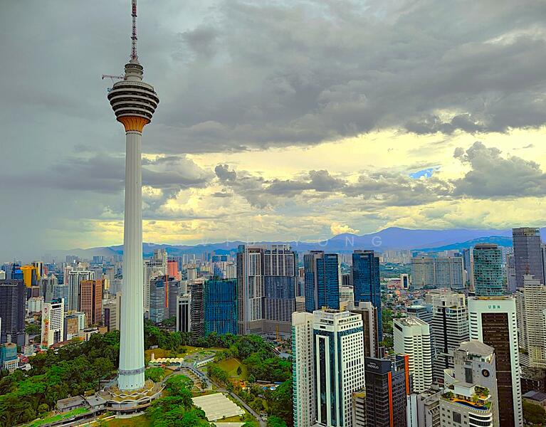 Lush greenery views from the windows