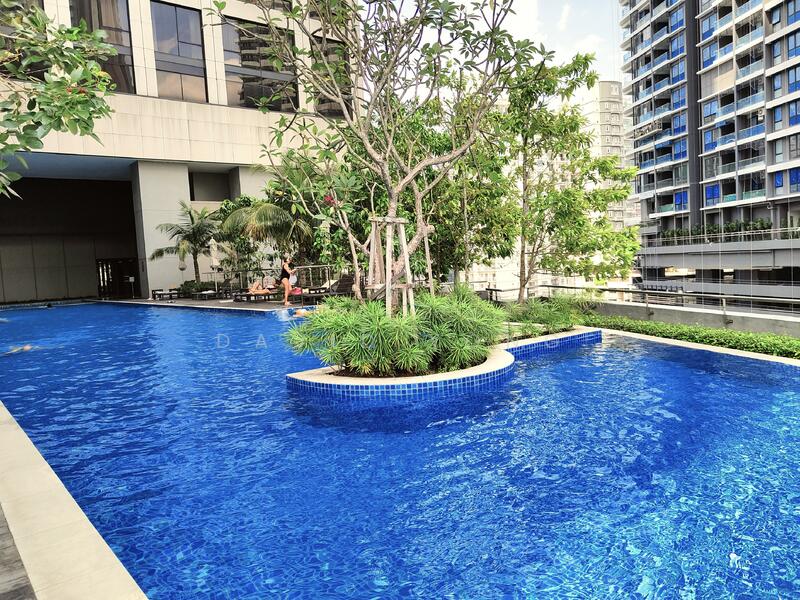 Resort-style pool for relaxation