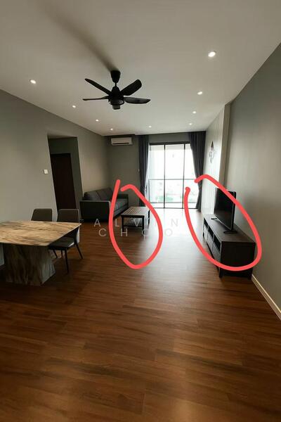 Service Residence for Rent at Silk Sky - Alvin Choo - Living Room - PropertyGuru.com.my