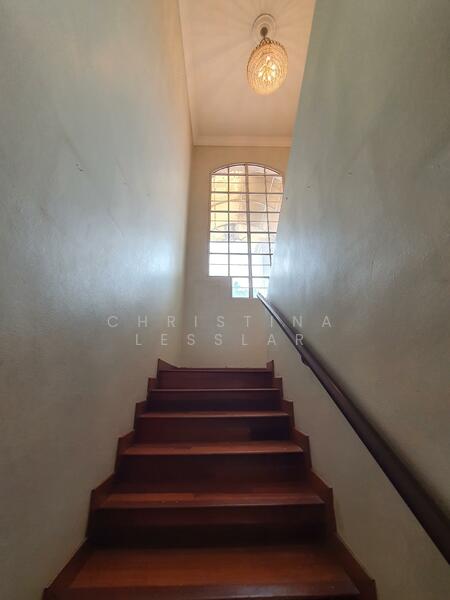 Staircase leading to the upper floors