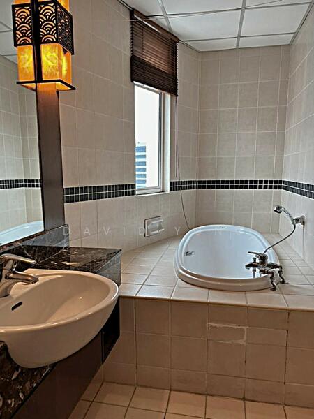 Sleek bathroom with quality finishes