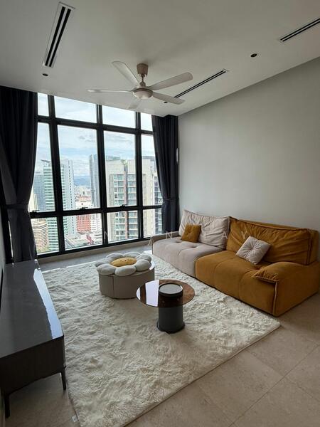 Service Residence for Rent at The Manor - Winson Tay - Living Room - PropertyGuru.com.my