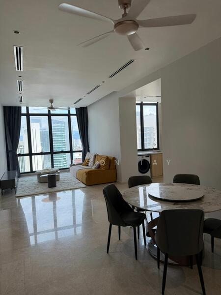 Service Residence for Rent at The Manor - Winson Tay - Living Room - PropertyGuru.com.my