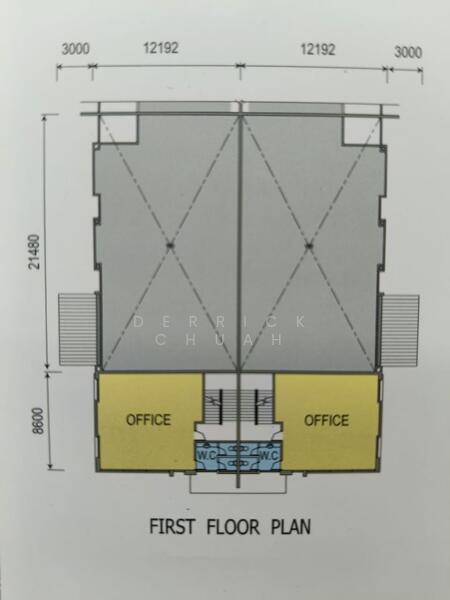 For Rent 3 storey cluster factory @ Mount Austin