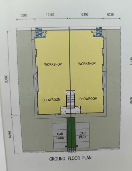 For Rent 3 storey cluster factory @ Mount Austin