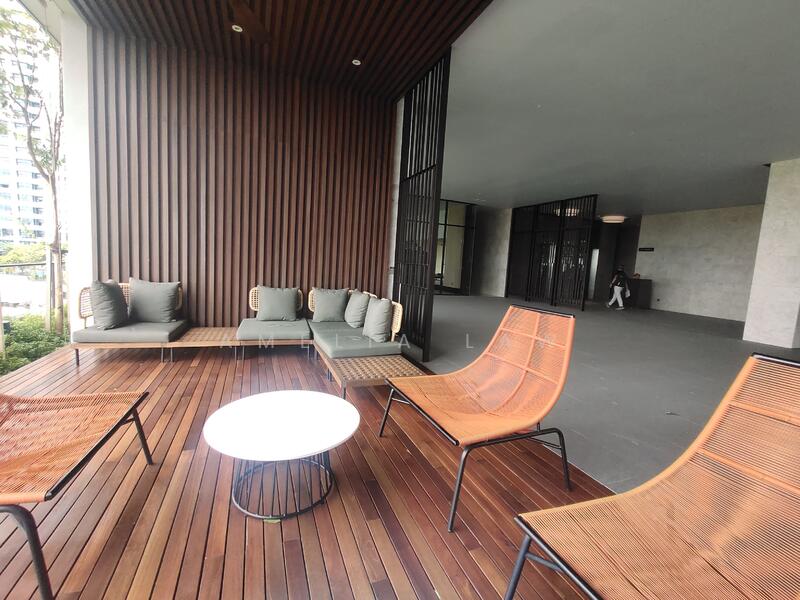 Lounge with Pool & Golf View