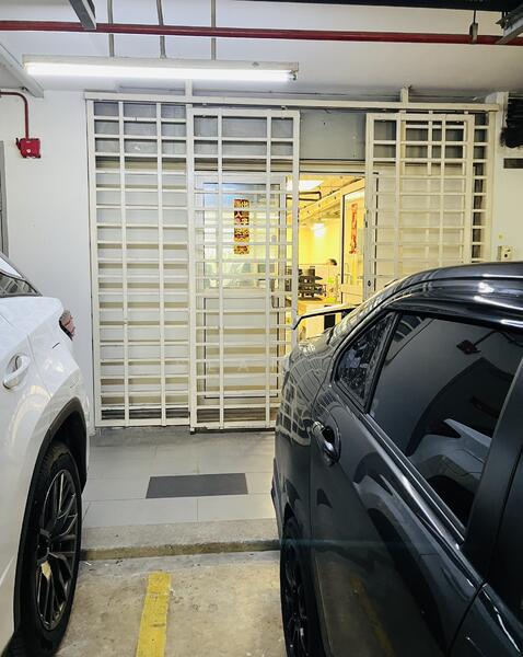 lower ground door link to car park