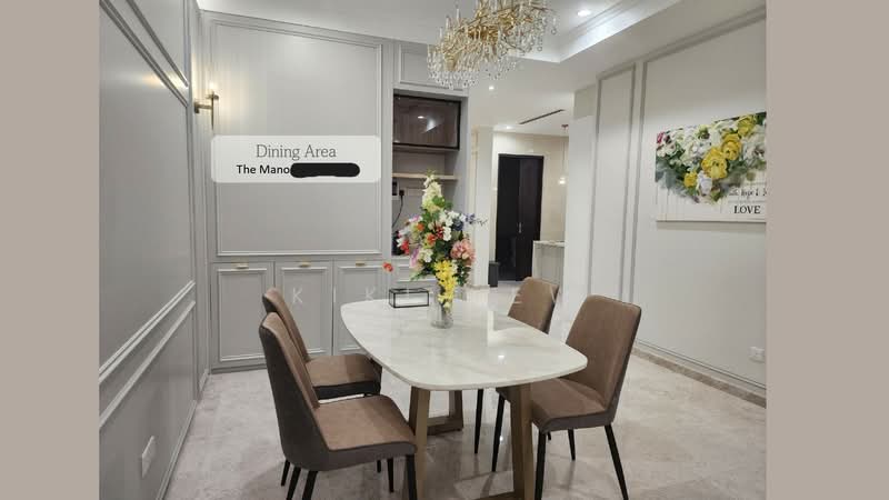 Kediaman Servis untuk Disewa di The Manor - Kiki Yew - Dining Room - PropertyGuru.com.my