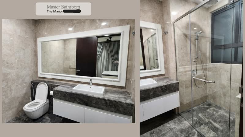 Kediaman Servis untuk Disewa di The Manor - Kiki Yew - Bathroom - PropertyGuru.com.my