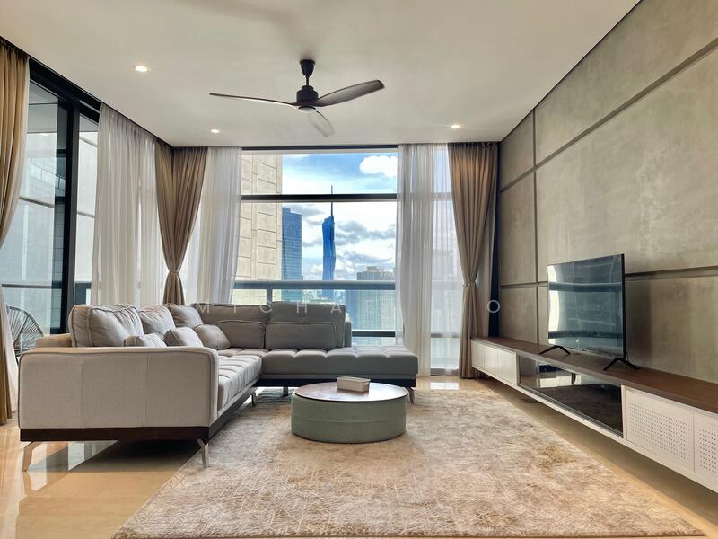 Condominium for Rent at Condominium @ The Troika - Michael Ho - Living Room - PropertyGuru.com.my