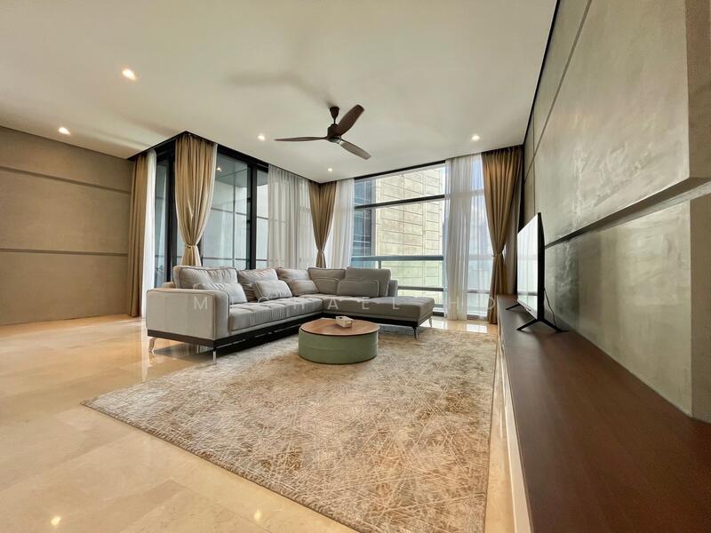 Condominium for Rent at Condominium @ The Troika - Michael Ho - Living Room - PropertyGuru.com.my