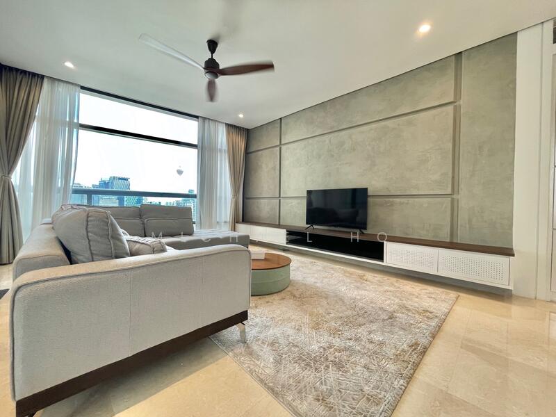 Condominium for Rent at Condominium @ The Troika - Michael Ho - Living Room - PropertyGuru.com.my