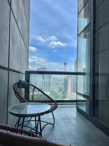 Condominium for Rent at Condominium @ The Troika - Michael Ho - Balcony - PropertyGuru.com.my