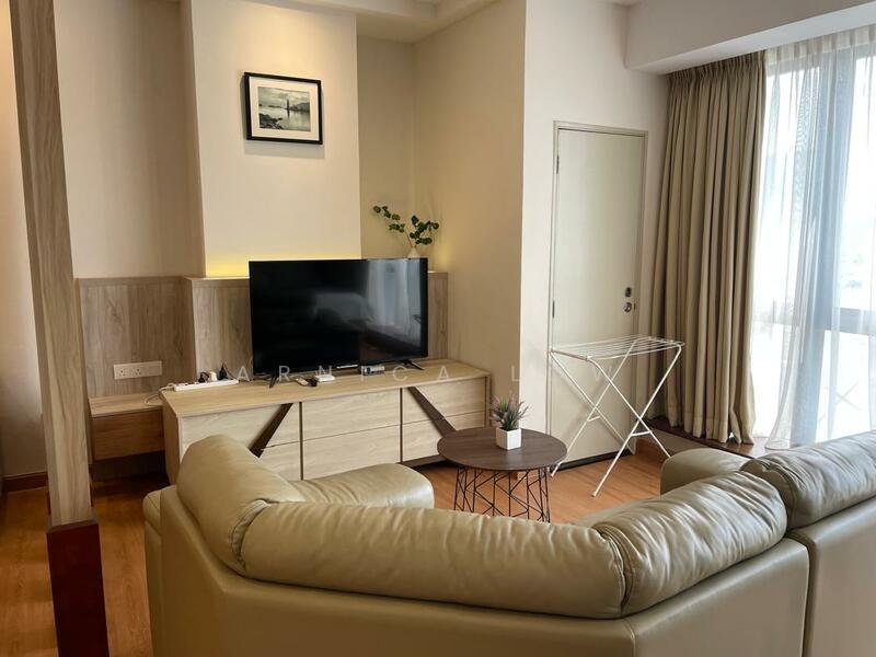 Service Residence for Sale at Aurora Suites @ Bukit Jalil - Arnica Low - Living Room - PropertyGuru.com.my