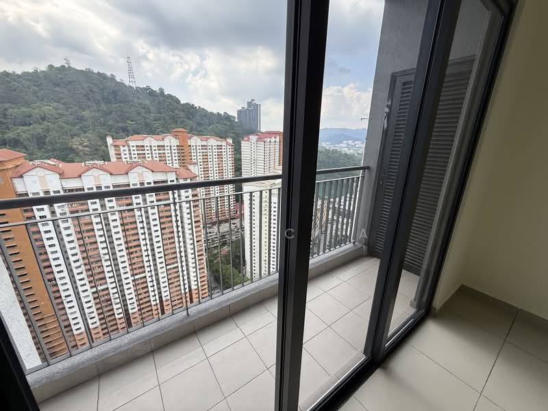 Service Residence for Rent at D'Cosmos Residences - Alan Chia - Balcony - PropertyGuru.com.my