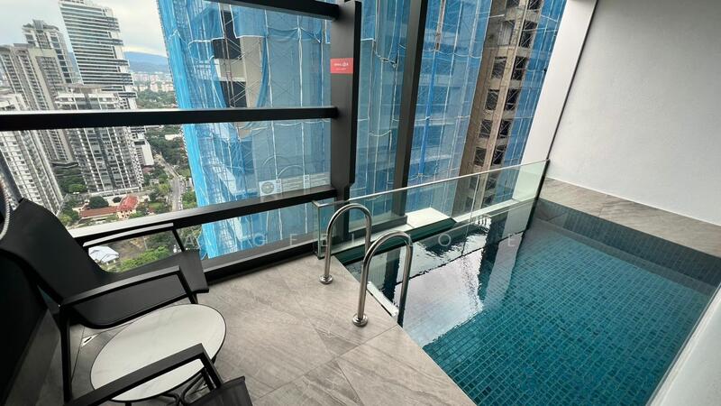 Service Residence for Sale at Imperial Lexis - Angeel Loke - Balcony - PropertyGuru.com.my