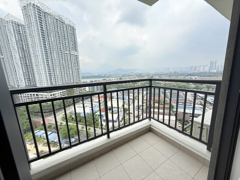 Servis Apartment untuk Disewa di Baron Residence @ Lake City - Bowie Liao - Balcony - PropertyGuru.com.my