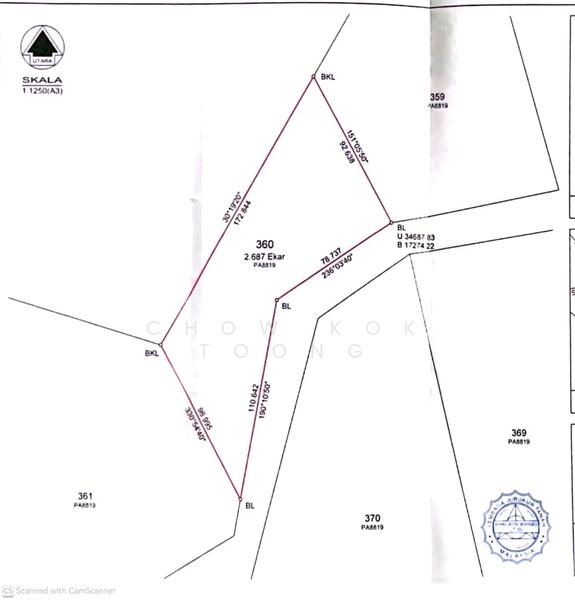 Agricultural Land for Sale in Kuala Kubu Bharu (Selangor) - Chow Kok Toong - PropertyGuru.com.my