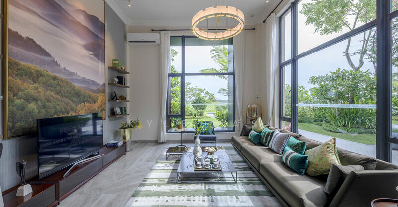 Rumah Kluster untuk Dijual di Forest City (Gelang Patah) - Kyle Das - Living Room - PropertyGuru.com.my